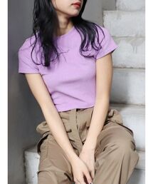 MURUA | パイルクロップドTシャツ(Tシャツ/カットソー)