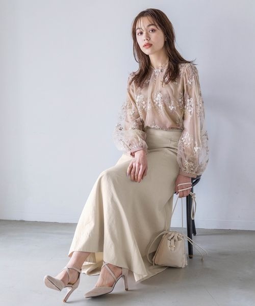 mysty woman（ミスティウーマン）の「スマホショルダーBAG 187221（ショルダーバッグ・レディース・ブラック/アイボリー・FREE）」の5枚目の写真