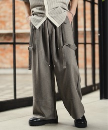 CASPER JOHN | Double knee suspenders slacks/ダブルニーサスペンダースラックス(スラックス)