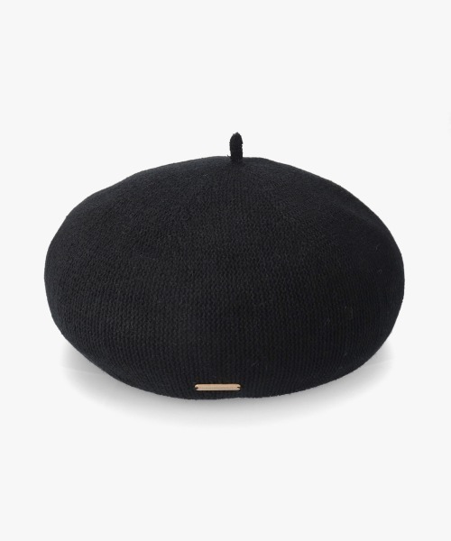 kaorinomori(カオリノモリ)の「kaorinomori オークベレー(ハンチング/ベレー帽・レディース・ホワイト/ブラック/ベージュ/パープル/イエロー・M/57.5cm)」の7枚目の写真