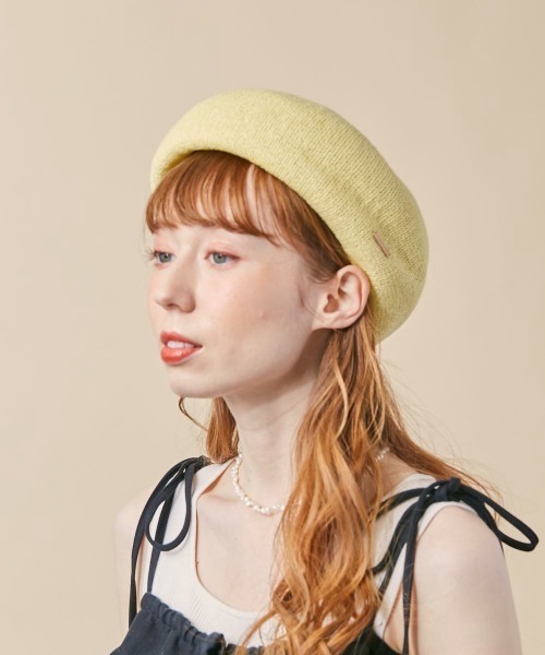 kaorinomori(カオリノモリ)の「kaorinomori オークベレー(ハンチング/ベレー帽・レディース・ホワイト/ブラック/ベージュ/パープル/イエロー・M/57.5cm)」の21枚目の写真