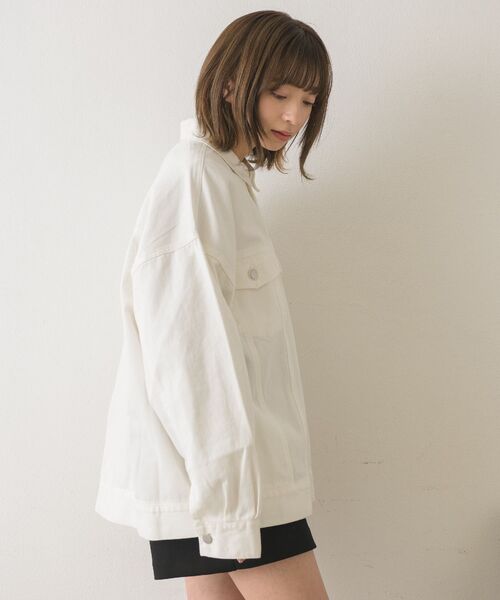 RETRO GIRL（レトロガール）の「BIGGジャン（その他アウター・レディース・ブラック/ブルー/ナチュラル・FREE）」の9枚目の写真