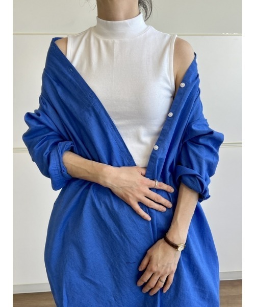 GAP(ギャップ)の「モダン モックネック タンクトップ(Tシャツ/カットソー・レディース・ブラック/ブルー/ホワイト/ホワイト×ブラック/オリーブ/ベージュ系その他・XS/S/M/L/XL/XXS)」の18枚目の写真