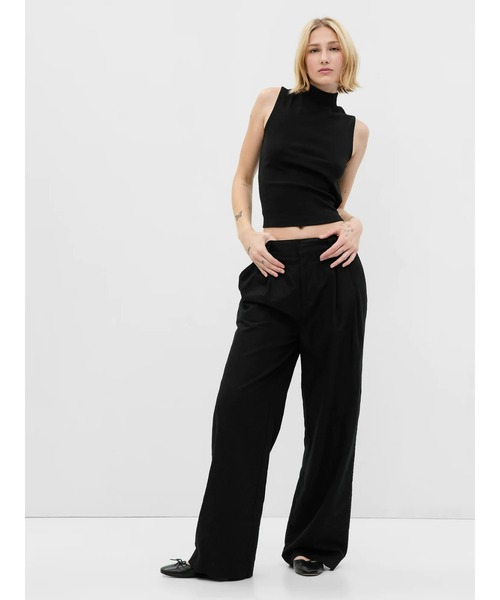 GAP(ギャップ)の「モダン モックネック タンクトップ(Tシャツ/カットソー・レディース・ブラック/ブルー/ホワイト/ホワイト×ブラック/オリーブ/ベージュ系その他・XS/S/M/L/XL/XXS)」の8枚目の写真