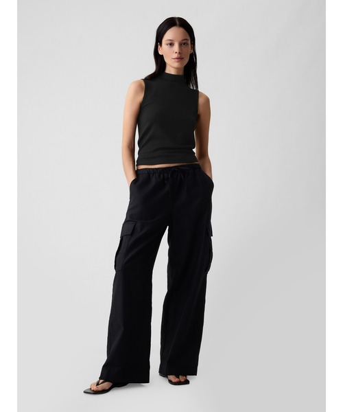 GAP(ギャップ)の「モダン モックネック タンクトップ(Tシャツ/カットソー・レディース・ブラック/ブルー/ホワイト/ホワイト×ブラック/オリーブ/ベージュ系その他・XS/S/M/L/XL/XXS)」の12枚目の写真