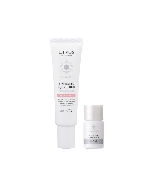 ETVOS（エトヴォス）の「ミネラルUVアクアセラム（日焼け止め/UVケア・レディース・その他/#ナチュラルピンク/#トーンアップホワイト(キット)/#ナチュラルピンク(キット)・FREE）」の3枚目の写真