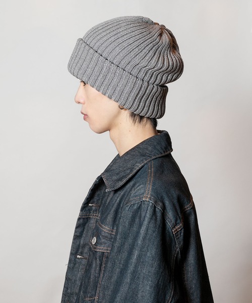 CA4LA（カシラ）の「WORK7（ニットキャップ/ビーニー・レディース・グレー/ブラック/オレンジ/グリーン・ONESIZE）」の5枚目の写真