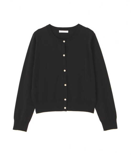 PROPORTION BODY DRESSING（プロポーションボディドレッシング）の「パール釦ニットカーディガン / 1213174400（カーディガン/ボレロ・レディース・イエロー/ブラック/グレー/ホワイト系その他・FREE）」の5枚目の写真