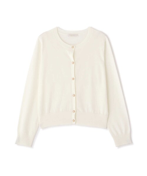 PROPORTION BODY DRESSING（プロポーションボディドレッシング）の「パール釦ニットカーディガン / 1213174400（カーディガン/ボレロ・レディース・イエロー/ブラック/グレー/ホワイト系その他・FREE）」の13枚目の写真