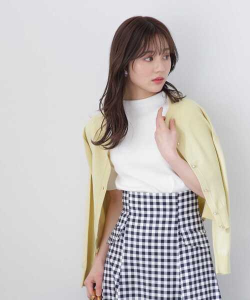 PROPORTION BODY DRESSING（プロポーションボディドレッシング）の「パール釦ニットカーディガン / 1213174400（カーディガン/ボレロ・レディース・イエロー/ブラック/グレー/ホワイト系その他・FREE）」の19枚目の写真