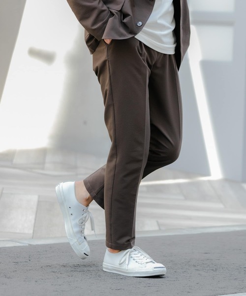 URBAN RESEARCH ROSSO MEN（アーバンリサーチロッソメン）の「『XLサイズあり』『速乾』ウォッシャブルシアサッカーセットアップ（セットアップ・メンズ・ブラウン/ブラック/ネイビー・SMALL/LARGE/MEDIUM/X-LARGE）」の19枚目の写真