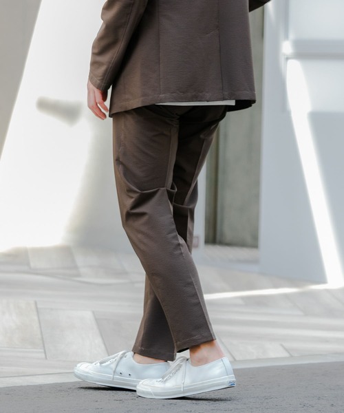 URBAN RESEARCH ROSSO MEN（アーバンリサーチロッソメン）の「『XLサイズあり』『速乾』ウォッシャブルシアサッカーセットアップ（セットアップ・メンズ・ブラウン/ブラック/ネイビー・SMALL/LARGE/MEDIUM/X-LARGE）」の21枚目の写真