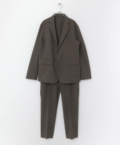 URBAN RESEARCH ROSSO MEN（アーバンリサーチロッソメン）の「『XLサイズあり』『速乾』ウォッシャブルシアサッカーセットアップ（セットアップ・メンズ・ブラウン/ブラック/ネイビー・SMALL/LARGE/MEDIUM/X-LARGE）」の4枚目の写真