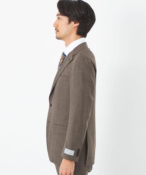 専用　グリーンレーベルリラクシング セットアップ スーツ 千鳥格子 ブラウン green label relaxing（グリーンレーベルリラクシング）の