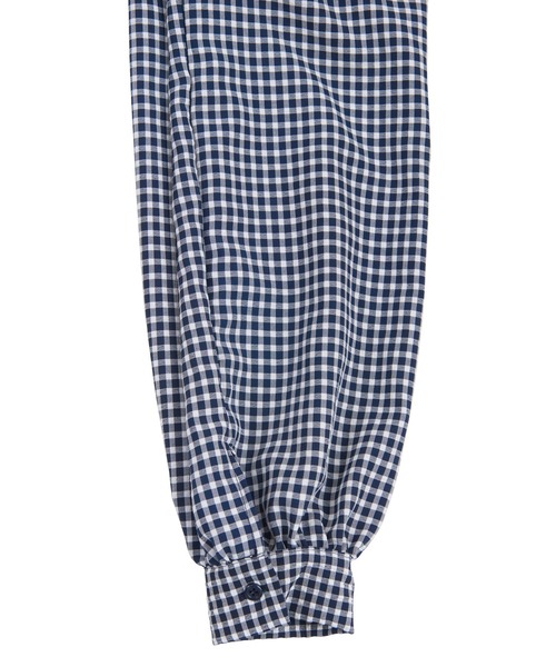 PUNYUS(プニュズ)の「ギンガムチェックワンピース(ワンピース・レディース・ブルー/ネイビー/グリーン/ライトパープル・3/2/4/1)」の22枚目の写真