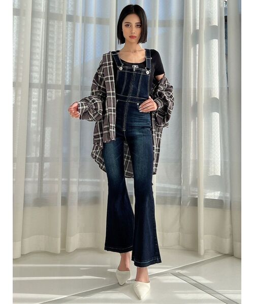 GYDA（ジェイダ）の「バックオープンSymmetryニットTOPS（ニット/セーター・レディース・オフホワイト/ブラック/その他1/オレンジ・FREE）」の13枚目の写真