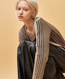 casane | 2wayマルチカラーラインニット(ニット/セーター)