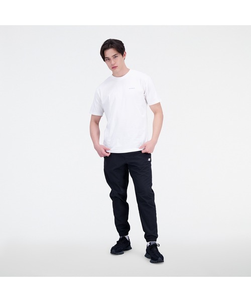 NEW BALANCE（ニューバランス）の「NB Essentials Caf NB ショートスリーブTシャツ（Tシャツ/カットソー・メンズ・ライトグリーン/オフホワイト・X-LARGE/LARGE/XX-LARGE/MEDIUM/SMALL）」の6枚目の写真