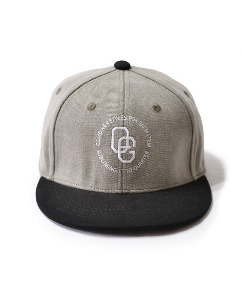 ANCHOR（アンカー）の「QUARTER GALLERY　デニムフラットキャップ / BBCAP（キャップ・メンズ・ブラック×グレー/ブラック・FREE）」の8枚目の写真