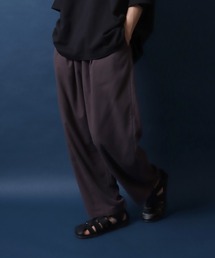 Cotton Linen Wide Balloon Pants/綿麻バルーンパンツ ワイドテーパードパンツ イージーパンツ