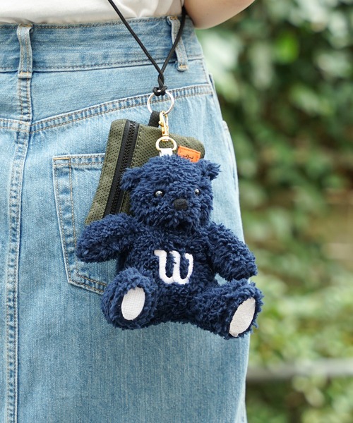 wilson（ウィルソン）の「WILSON BEAR/ウィルソンベア BEARボールポーチ（ゴルフグッズ・メンズ・ホワイト/ピンク/ネイビー/ブラウン・FREE）」の9枚目の写真