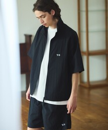 TOWNCRAFT | TOWN CRAFT/タウンクラフト 別注 ワンポイントロゴ ナイロンスタンドフルジップ半袖シャツ(シャツ/ブラウス)