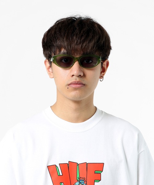 HUF（ハフ）の「HUF EYEWEAR FLASH / HUF サングラス（サングラス・メンズ・グリーン/ブラック・O/S）」の19枚目の写真