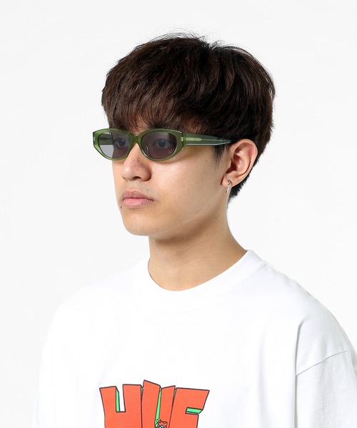 HUF（ハフ）の「HUF EYEWEAR FLASH / HUF サングラス（サングラス・メンズ・グリーン/ブラック・O/S）」の10枚目の写真