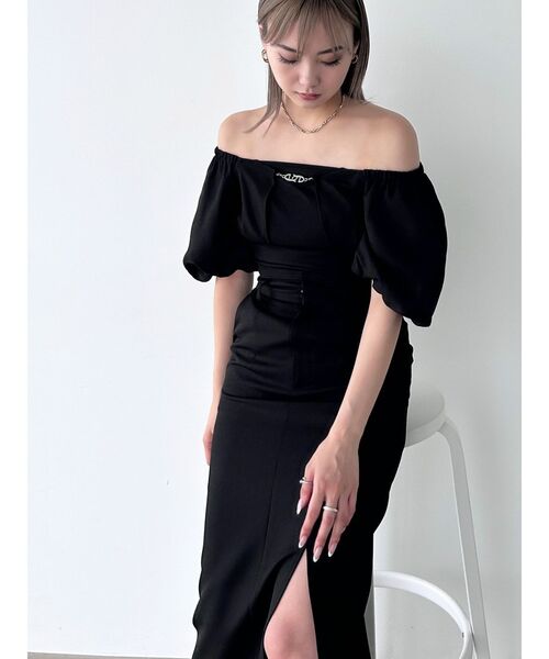 EMODA(エモダ)の「スーパーハイウエストスリットスカート(スカート・レディース・ブルー/ブラック/ベージュ・SMALL/MEDIUM)」の10枚目の写真