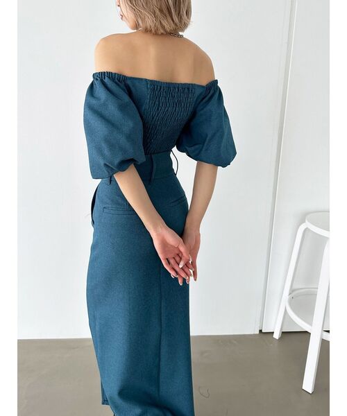 EMODA(エモダ)の「スーパーハイウエストスリットスカート(スカート・レディース・ブルー/ブラック/ベージュ・SMALL/MEDIUM)」の18枚目の写真