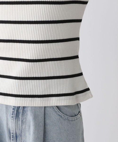 Heather（ヘザー）の「アソートパフスリーブTEE　906216（Tシャツ/カットソー・レディース・ホワイト×ブラック/ブラック×ホワイト/オフホワイト・FREE）」の15枚目の写真