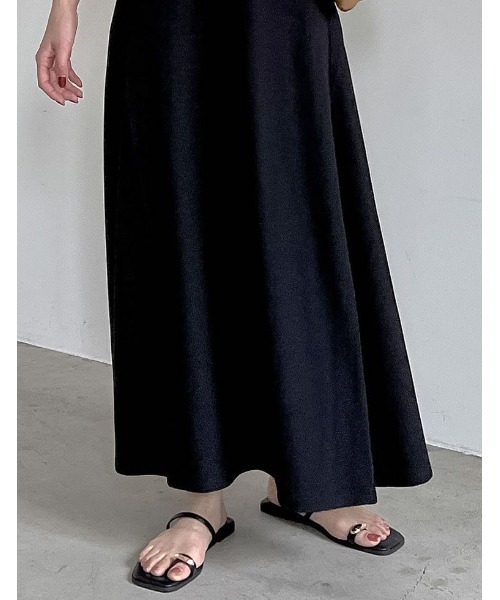 Re:EDIT（リエディ）の「[低身長/高身長サイズ有]キーネックフレンチスリーブポロワンピース（ワンピース・レディース・チャコールグレー/ブラック/ネイビー・TALL/MEDIUM/SHORT/LARGE）」の6枚目の写真