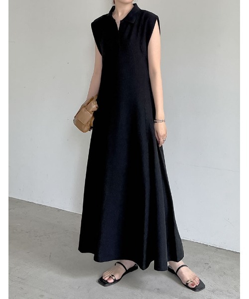 Re:EDIT（リエディ）の「[低身長/高身長サイズ有]キーネックフレンチ