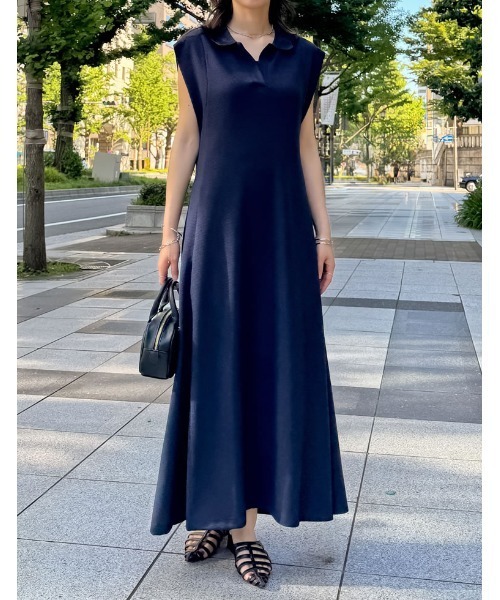 セール】[低身長/高身長サイズ有]キーネックフレンチスリーブ