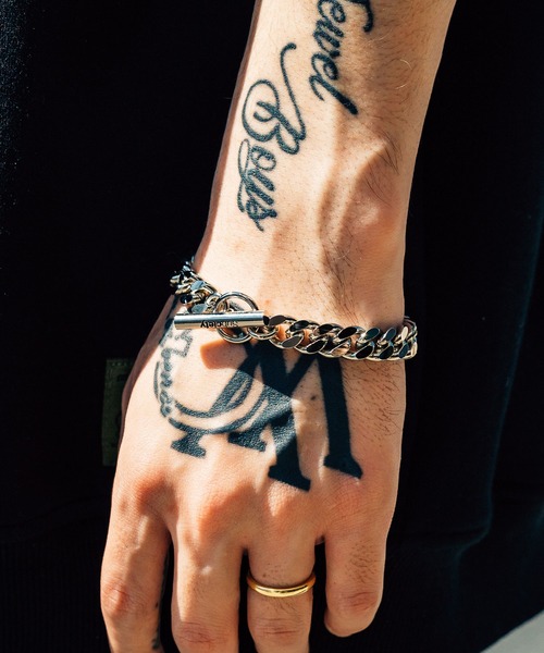 Subciety（サブサエティ）の「BRASS CHAIN BRACELET（ブレスレット・メンズ・B/A/C・FREE）」の9枚目の写真