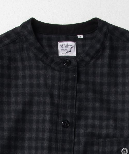 BEAMS BOY（ビームスボーイ）の「orSlow / CPO CHECK ワンピース（ワンピース・レディース・チャコールグレー・ONE SIZE）」の5枚目の写真