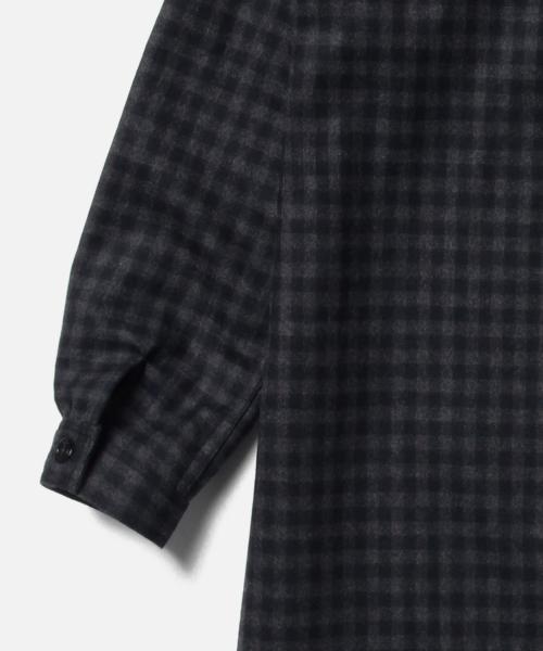 BEAMS BOY（ビームスボーイ）の「orSlow / CPO CHECK ワンピース（ワンピース・レディース・チャコールグレー・ONE SIZE）」の6枚目の写真