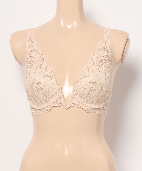 ANNEBRA(アンブラ)の「Vintage デコルテレースモールドカップブラジャー(ブラジャー・レディース・ベージュ/グレー・F70/B70/C70/E70/C80/E80/F75/D75/G75/G70/D80/D70/B75/C75/E75)」の16枚目の写真
