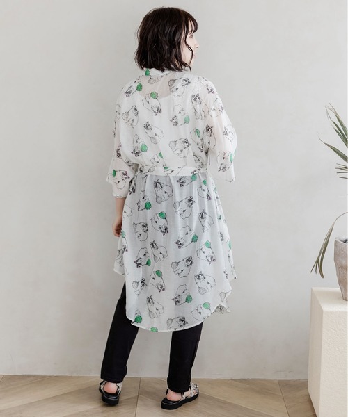 【新品】ScoLar スカラー ドルマンワンピース 【M】半袖 ホワイト vectorpremium_172-902107030068