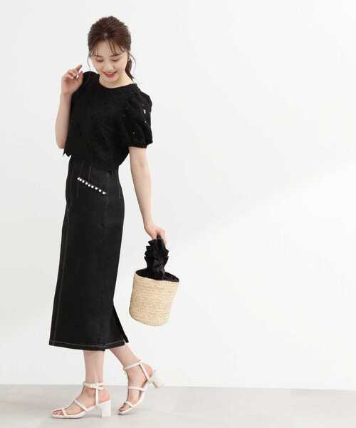PROPORTION BODY DRESSING（プロポーションボディドレッシング）の「カットワークブラウス / 1213210705（シャツ/ブラウス・レディース・ブルー/ブラック・SMALL/MEDIUM）」の22枚目の写真
