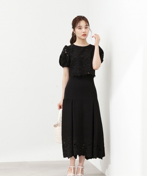 PROPORTION BODY DRESSING（プロポーションボディドレッシング）の「カットワークブラウス / 1213210705（シャツ/ブラウス・レディース・ブルー/ブラック・SMALL/MEDIUM）」の3枚目の写真