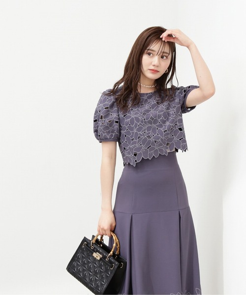 PROPORTION BODY DRESSING（プロポーションボディドレッシング）の「カットワークブラウス / 1213210705（シャツ/ブラウス・レディース・ブルー/ブラック・SMALL/MEDIUM）」の10枚目の写真