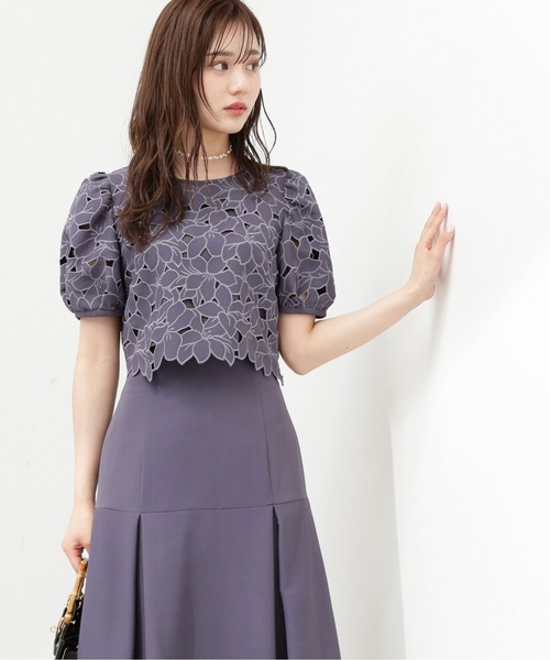 PROPORTION BODY DRESSING（プロポーションボディドレッシング）の「カットワークブラウス / 1213210705（シャツ/ブラウス・レディース・ブルー/ブラック・SMALL/MEDIUM）」の14枚目の写真