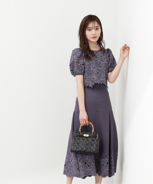 PROPORTION BODY DRESSING（プロポーションボディドレッシング）の「カットワークブラウス / 1213210705（シャツ/ブラウス・レディース・ブルー/ブラック・SMALL/MEDIUM）」の6枚目の写真