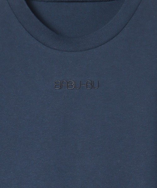 BABU-BU(バブーブ)の「ALINE CUT SAW TEE ONEPIECE(ワンピース・レディース・ネイビー/グレー・ONE SIZE)」の12枚目の写真