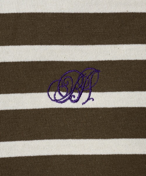 BEARDSLEY（ビアズリー）の「裾刺繍ボーダーカットソー（Tシャツ