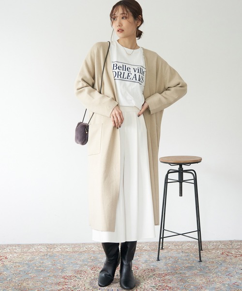 ROPE' PICNIC（ロペピクニック）の「シワになりにくい・アンチピリング/きれいめイージースカーチョ（その他パンツ・レディース・ブラック/オフホワイト/チャコールグレー・40/38/36）」の13枚目の写真