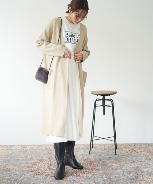 ROPE' PICNIC（ロペピクニック）の「シワになりにくい・アンチピリング/きれいめイージースカーチョ（その他パンツ・レディース・ブラック/オフホワイト/チャコールグレー・40/38/36）」の14枚目の写真