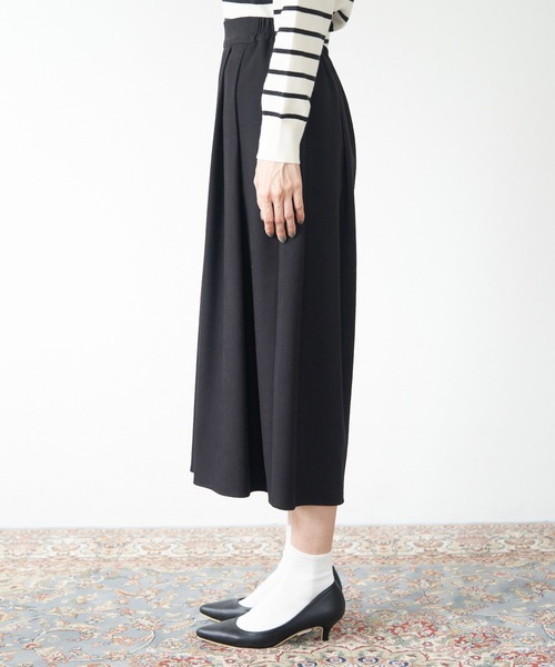 ROPE' PICNIC（ロペピクニック）の「シワになりにくい・アンチピリング/きれいめイージースカーチョ（その他パンツ・レディース・ブラック/オフホワイト/チャコールグレー・40/38/36）」の17枚目の写真