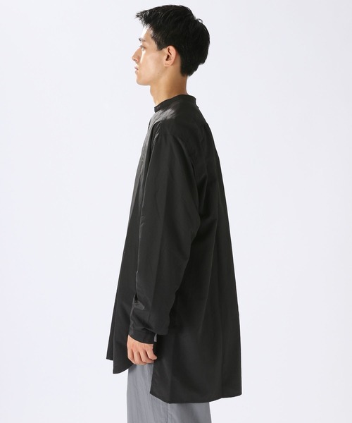 NUMERALS（ヌメラルズ）の「[NUMERALS]ビッグプルオーバーシャツ（シャツ/ブラウス・メンズ・ブラック/ベージュ・FREE）」の11枚目の写真